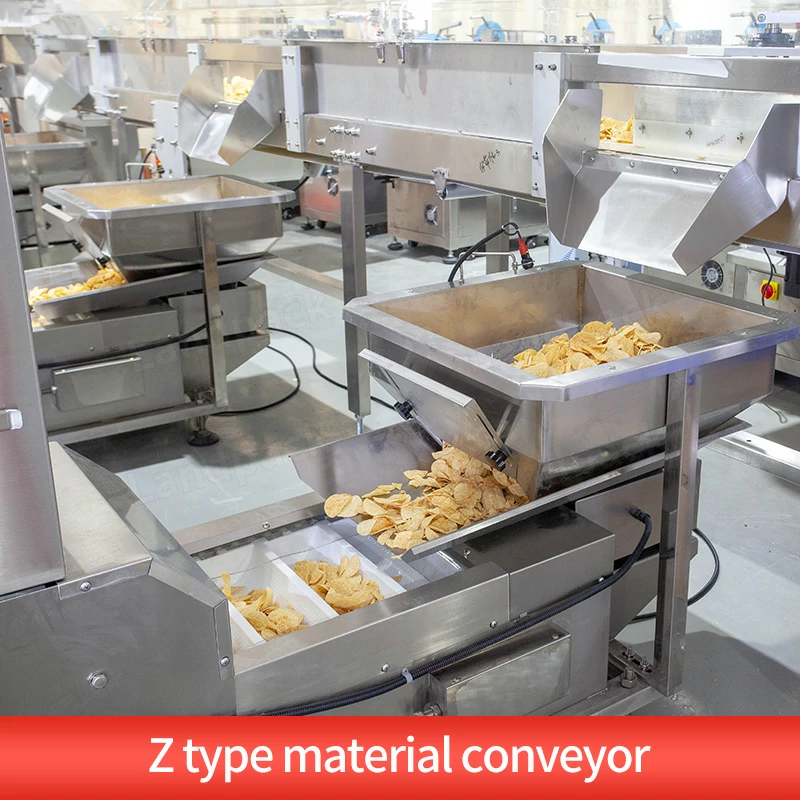 Automatic Snack Food VFFS Weighing And Packing Machine Line