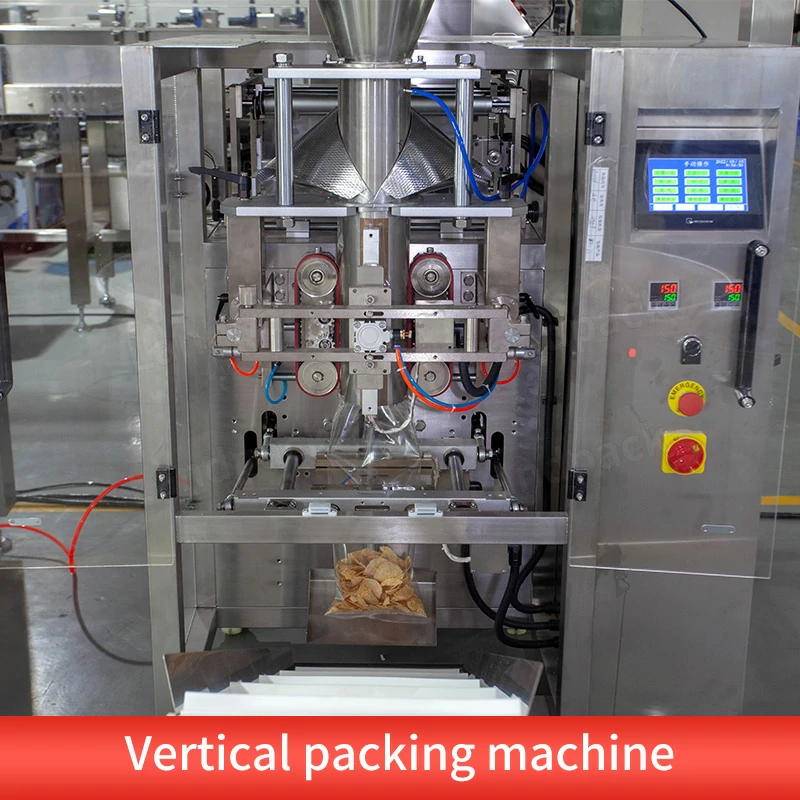 Automatic Snack Food VFFS Weighing And Packing Machine Line